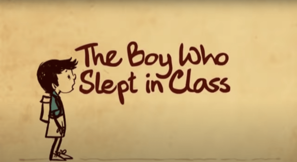The Boy Who Slept In Class, film, kids, issue